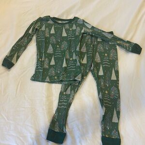 Little sleepies christmas Tree 2 piece pajamas